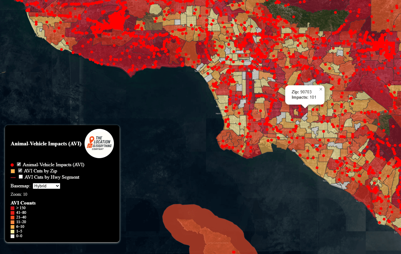 Sample Animal-Vehicle Collision Data